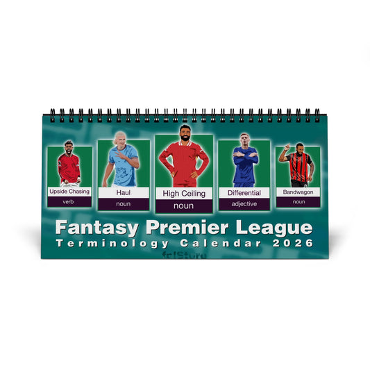 FPL Desk Calendar - 2026 Terminology | Fantasy Premier League Gifts & Prizes