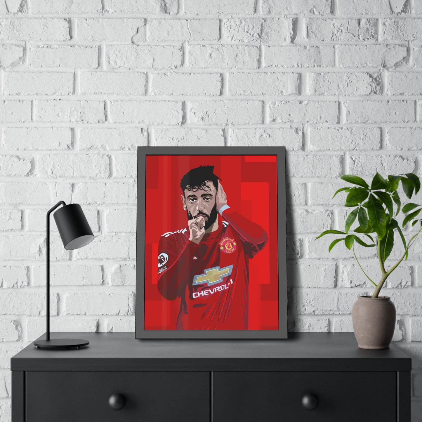 FPL Pop Art - Bruno Fernandes, Man United | Fantasy Premier League Gifts & Prizes