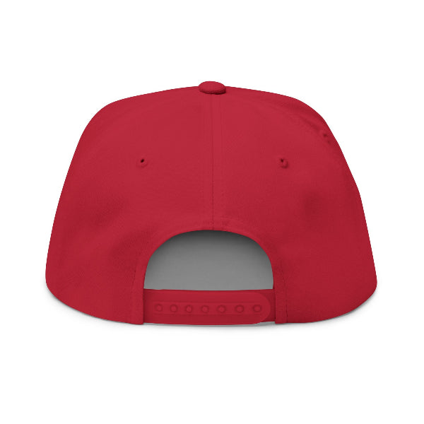 Red cap on a white background