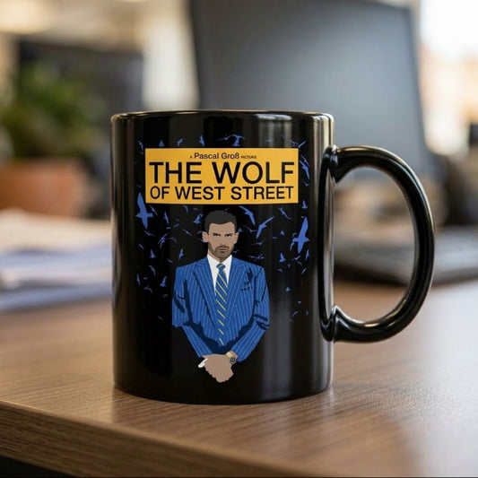 The Wolf of West Street Pascal Gross mug, an FPL gift from fplStore
