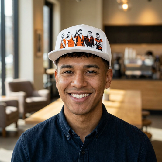 man wearing transferspotting cap