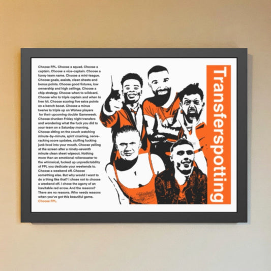 transferspotting art in room