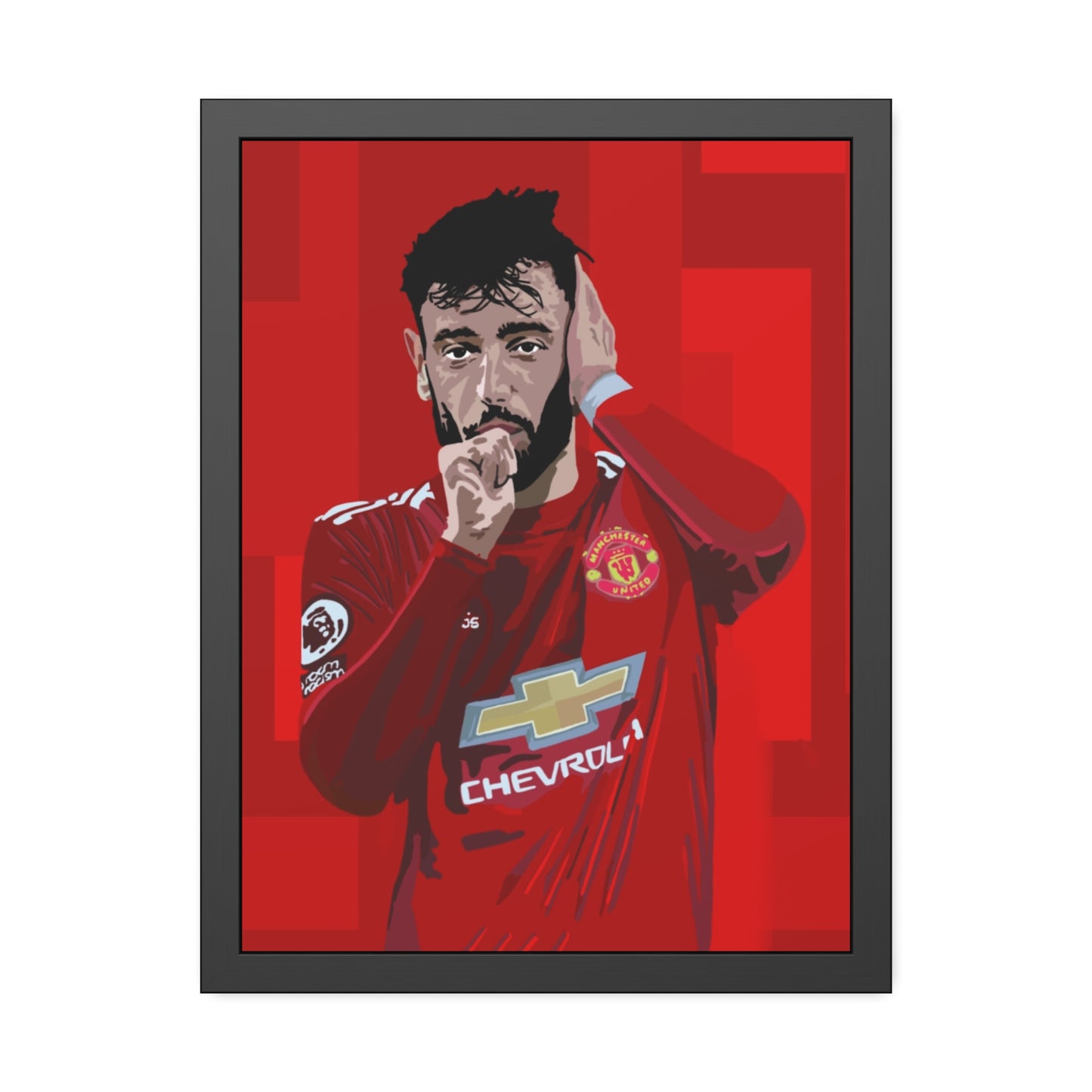 FPL Pop Art - Bruno Fernandes, Man United | Fantasy Premier League Gifts & Prizes