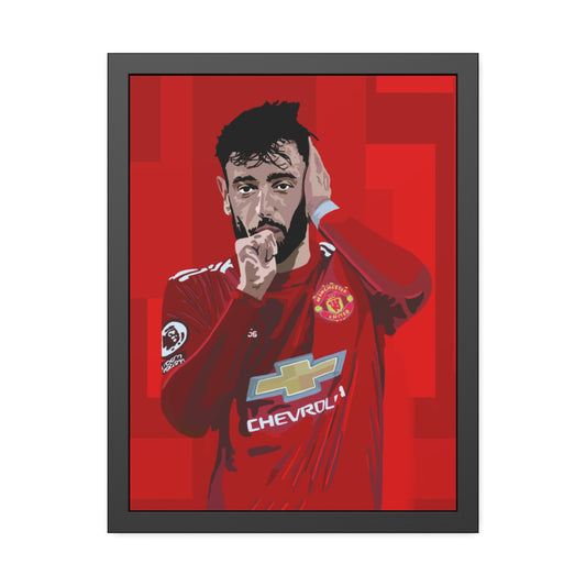 FPL Pop Art - Bruno Fernandes, Man United | Fantasy Premier League Gifts & Prizes