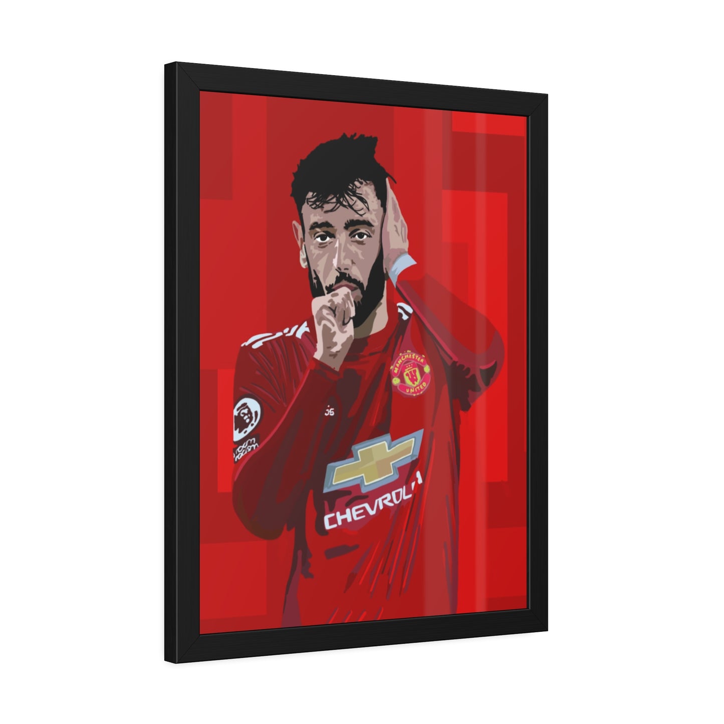 FPL Pop Art - Bruno Fernandes, Man United | Fantasy Premier League Gifts & Prizes