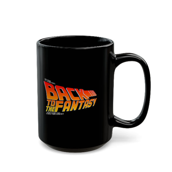 Back to the Fantasy FPL parody mug, Fantasy Premier League gift