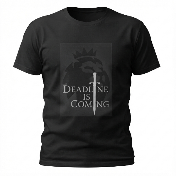 deadline is coming tee