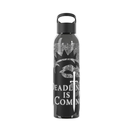Deadline Is Coming water bottle, Fantasy Premier League gift
