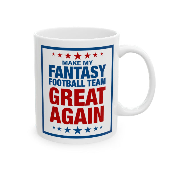 make my fantasy football team great again mug