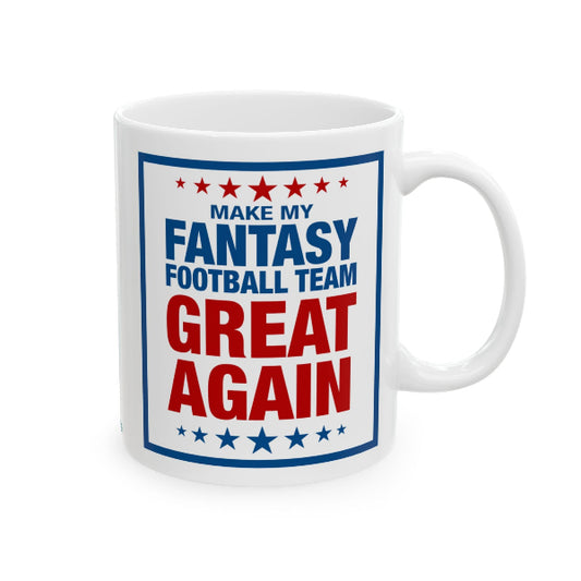 make my fantasy football team great again mug