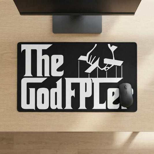 The GodFPLer FPL parody desk mat, Fantasy Premier League gift