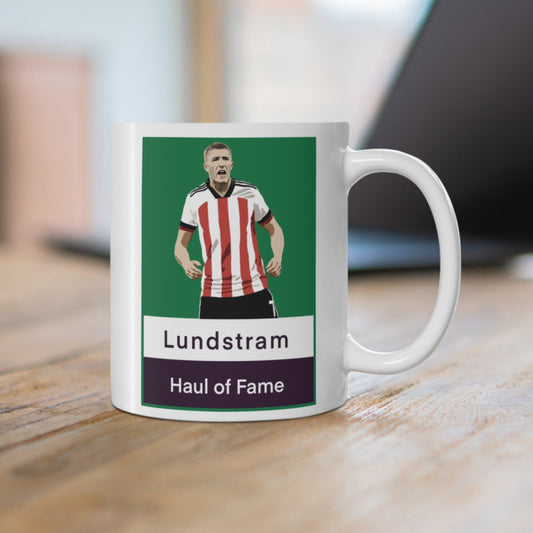 John Lundstram FPL Haul of Fame mug