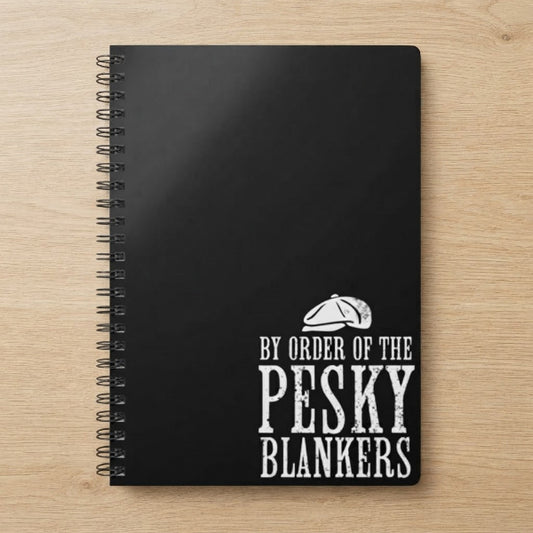 Pesky Blankers FPL parody A5 wirebound notebook, Fantasy Premier League gift
