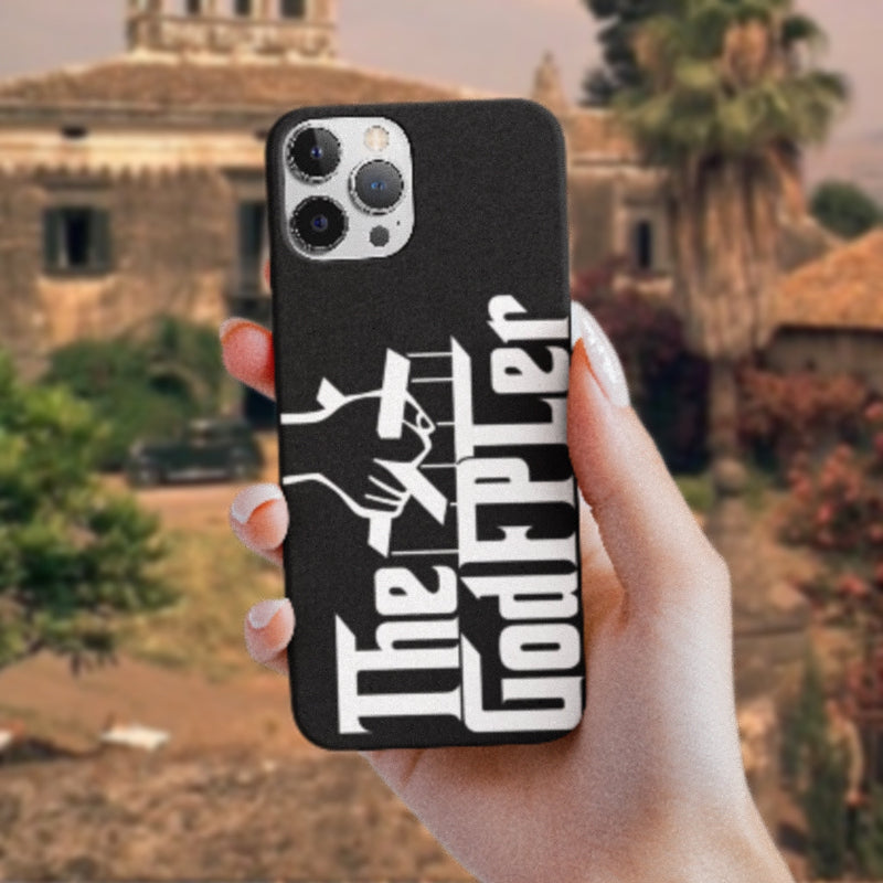 phone case held up in outside setting