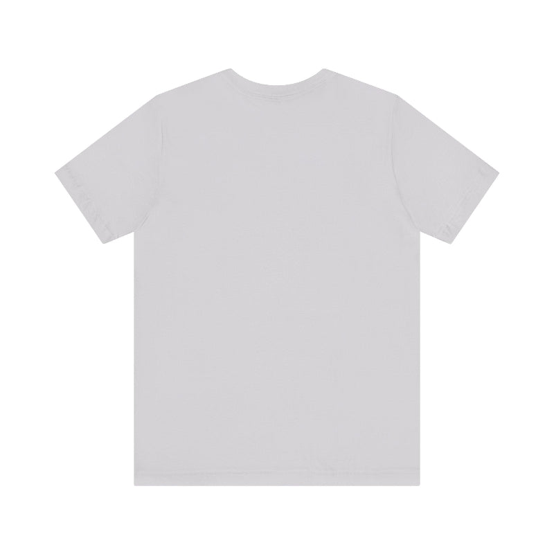 Plain white t-shirt on a white background