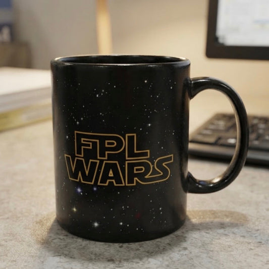 FPL Wars Star Wars-inspired parody mug, Fantasy Premier League gift