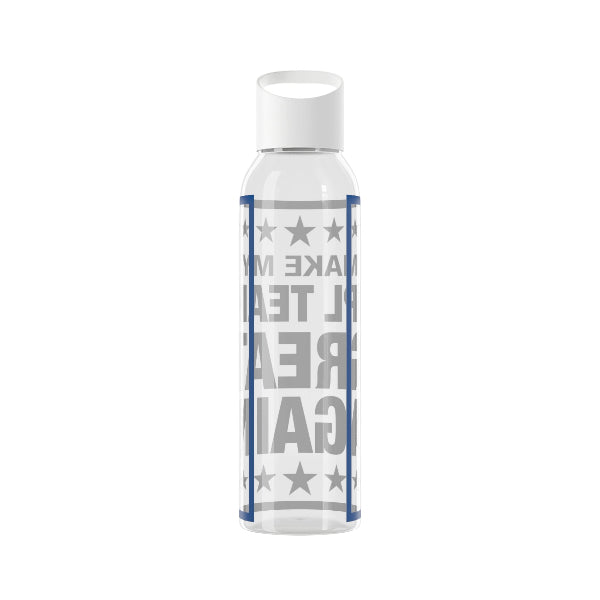 Make My FPL Team Great Again slogan parody water bottle, Fantasy Premier League gift