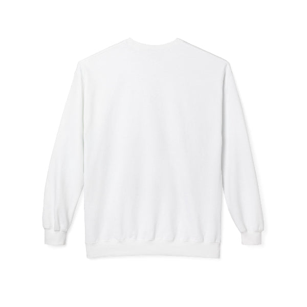 White sweatshirt on a white background
