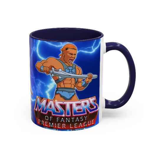 Masters of Fantasy Premier League mug with Erling Haaland as He-Man, Fantasy Premier League gift