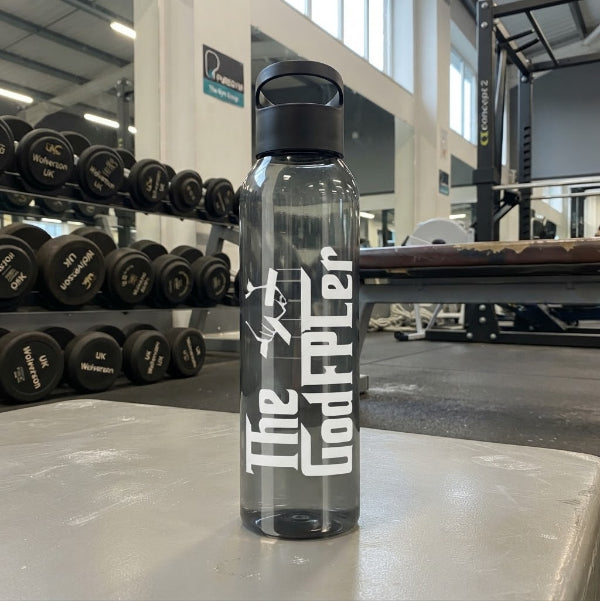 The GodFPLer FPL parody water bottle, Fantasy Premier League gift