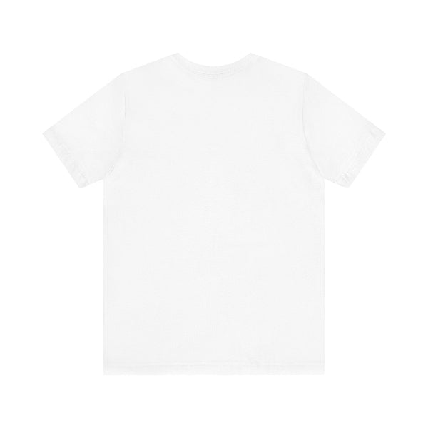 Plain white t-shirt on a white background